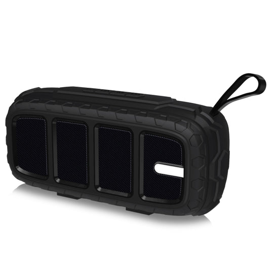 NewRixing NR-5018 Outdoor Portable Bluetooth Speaker, Support Hands-free Call / TF Card / FM / U Disk(Black) - Desktop Speaker by NewRixing | Online Shopping UK | buy2fix