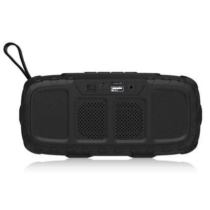 NewRixing NR-5018 Outdoor Portable Bluetooth Speaker, Support Hands-free Call / TF Card / FM / U Disk(Black) - Desktop Speaker by NewRixing | Online Shopping UK | buy2fix