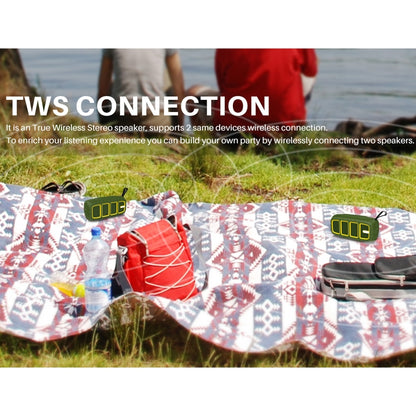 NewRixing NR-5018 Outdoor Portable Bluetooth Speaker, Support Hands-free Call / TF Card / FM / U Disk(Black+Red) - Desktop Speaker by NewRixing | Online Shopping UK | buy2fix