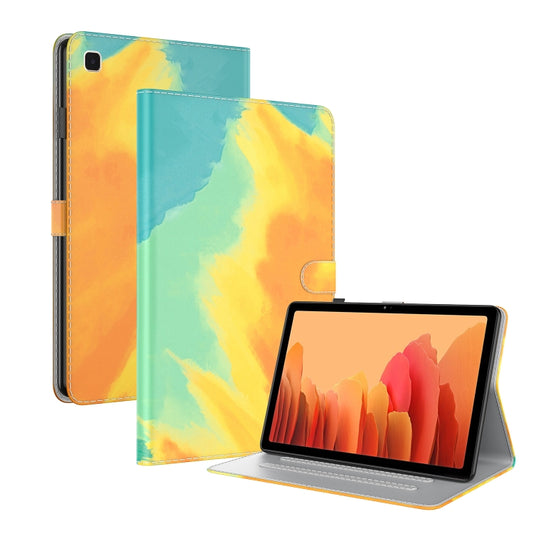 For Samsung Galaxy Tab A7 10.4 2020 T500 / T505 Voltage Watercolor Pattern Skin Feel Magnetic Horizontal Flip PU Leather Case with Holder & Card Slots & Photo Frame & Sleep / Wake-up Function(Autumn Leaves) by buy2fix