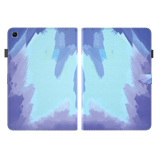For Samsung Galaxy Tab S6 Lite 10.4 inch P610 / P615 Voltage Watercolor Pattern Skin Feel Magnetic Horizontal Flip PU Leather Case with Holder & Card Slots & Photo Frame & Sleep / Wake-up Function(Winter Snow) by buy2fix