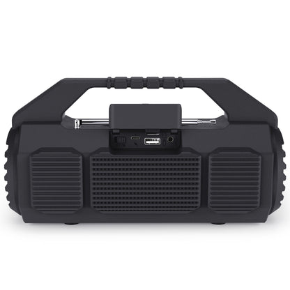 NewRixing NR-4025FM Outdoor Splash-proof Water Portable Bluetooth Speaker, Support Hands-free Call / TF Card / FM / U Disk(Black) - Desktop Speaker by NewRixing | Online Shopping UK | buy2fix