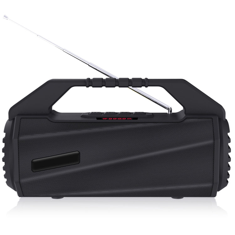 NewRixing NR-4025FM with Screen Outdoor Splash-proof Water Portable Bluetooth Speaker, Support Hands-free Call / TF Card / FM / U Disk(Black) - Desktop Speaker by NewRixing | Online Shopping UK | buy2fix