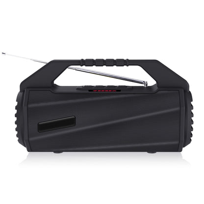 NewRixing NR-4025FM with Screen Outdoor Splash-proof Water Portable Bluetooth Speaker, Support Hands-free Call / TF Card / FM / U Disk(Black) - Desktop Speaker by NewRixing | Online Shopping UK | buy2fix