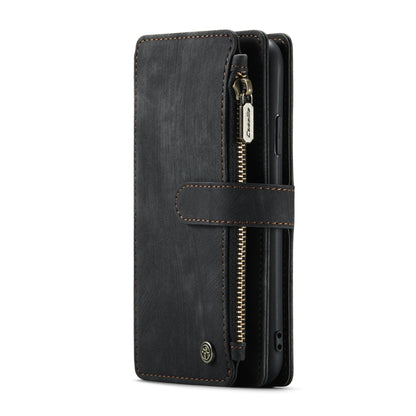 For iPhone XS Max CaseMe-C30 PU + TPU Multifunctional Horizontal Flip Leather Case with Holder & Card Slot & Wallet & Zipper Pocket(Black) - More iPhone Cases by CaseMe | Online Shopping UK | buy2fix