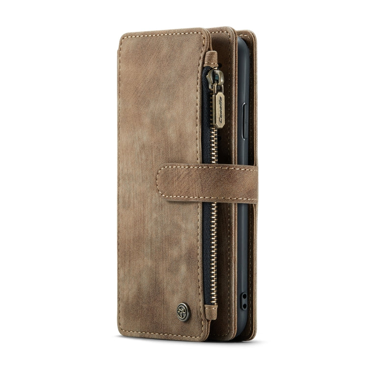 For iPhone XS Max CaseMe-C30 PU + TPU Multifunctional Horizontal Flip Leather Case with Holder & Card Slot & Wallet & Zipper Pocket(Brown) - More iPhone Cases by CaseMe | Online Shopping UK | buy2fix