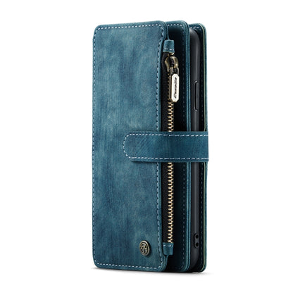 For iPhone XS Max CaseMe-C30 PU + TPU Multifunctional Horizontal Flip Leather Case with Holder & Card Slot & Wallet & Zipper Pocket(Blue) - More iPhone Cases by CaseMe | Online Shopping UK | buy2fix