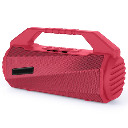 NewRixing NR-4025P with Screen Outdoor Splash-proof Water Portable Bluetooth Speaker, Support Hands-free Call / TF Card / FM / U Disk(Red) - Desktop Speaker by NewRixing | Online Shopping UK | buy2fix