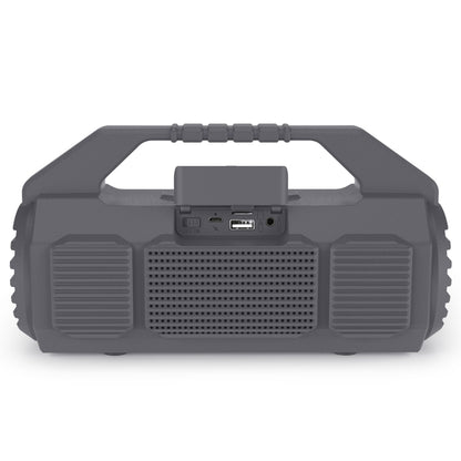 NewRixing NR-4025P with Screen Outdoor Splash-proof Water Portable Bluetooth Speaker, Support Hands-free Call / TF Card / FM / U Disk(Grey) - Desktop Speaker by NewRixing | Online Shopping UK | buy2fix