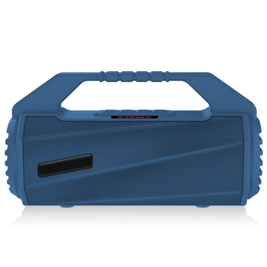 NewRixing NR-4025P with Screen Outdoor Splash-proof Water Portable Bluetooth Speaker, Support Hands-free Call / TF Card / FM / U Disk(Blue) - Desktop Speaker by NewRixing | Online Shopping UK | buy2fix
