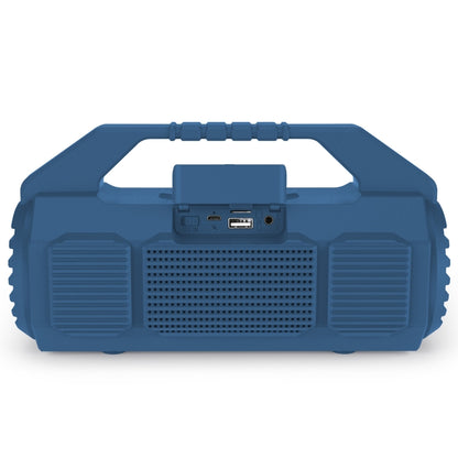 NewRixing NR-4025P with Screen Outdoor Splash-proof Water Portable Bluetooth Speaker, Support Hands-free Call / TF Card / FM / U Disk(Blue) - Desktop Speaker by NewRixing | Online Shopping UK | buy2fix