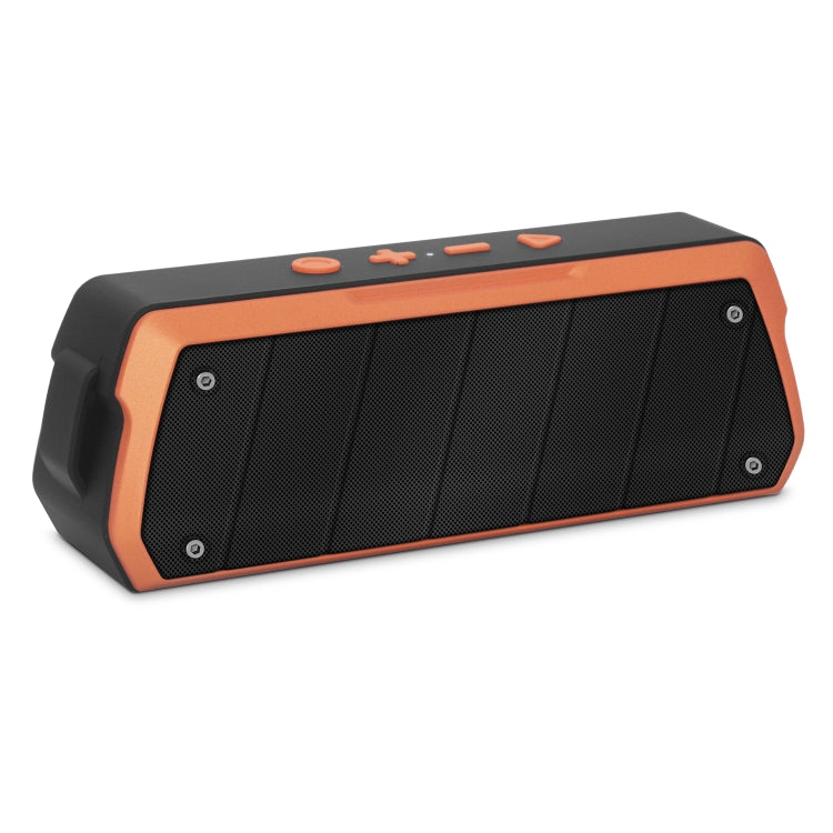 NewRixing NR-5000 IPX5 High Fidelity Bluetooth Speaker, Support Hands-free Call / TF Card / FM / U Disk(Orange) - Desktop Speaker by NewRixing | Online Shopping UK | buy2fix