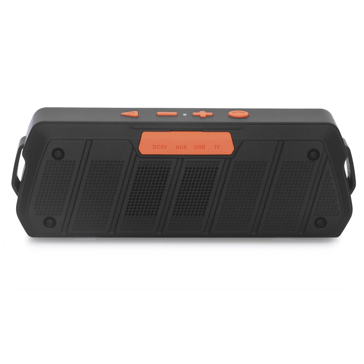 NewRixing NR-5000 IPX5 High Fidelity Bluetooth Speaker, Support Hands-free Call / TF Card / FM / U Disk(Orange) - Desktop Speaker by NewRixing | Online Shopping UK | buy2fix