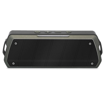 NewRixing NR-5000 IPX5 High Fidelity Bluetooth Speaker, Support Hands-free Call / TF Card / FM / U Disk(Grey) - Desktop Speaker by NewRixing | Online Shopping UK | buy2fix