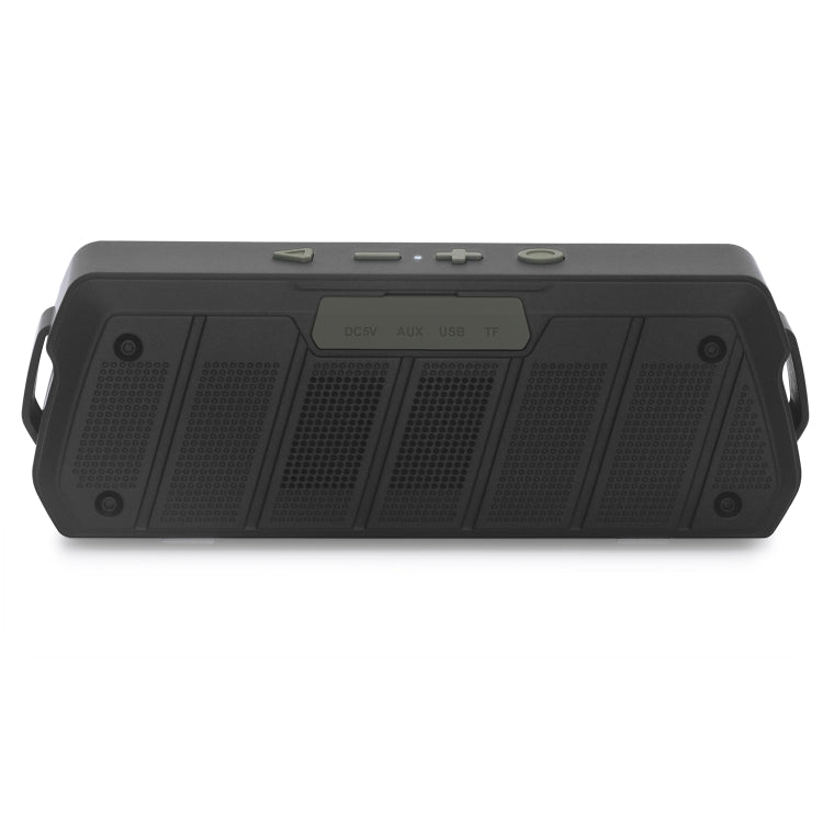 NewRixing NR-5000 IPX5 High Fidelity Bluetooth Speaker, Support Hands-free Call / TF Card / FM / U Disk(Grey) - Desktop Speaker by NewRixing | Online Shopping UK | buy2fix