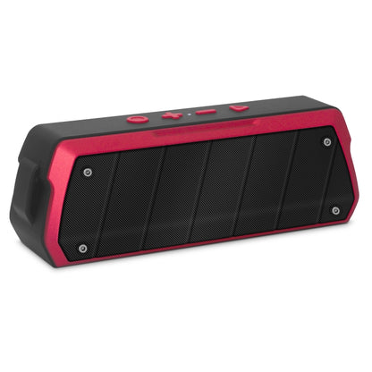 NewRixing NR-5000 IPX5 High Fidelity Bluetooth Speaker, Support Hands-free Call / TF Card / FM / U Disk(Red) - Desktop Speaker by NewRixing | Online Shopping UK | buy2fix