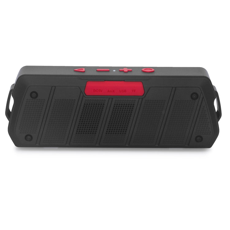 NewRixing NR-5000 IPX5 High Fidelity Bluetooth Speaker, Support Hands-free Call / TF Card / FM / U Disk(Red) - Desktop Speaker by NewRixing | Online Shopping UK | buy2fix