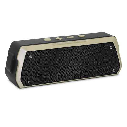 NewRixing NR-5000 IPX5 High Fidelity Bluetooth Speaker, Support Hands-free Call / TF Card / FM / U Disk(Gold) - Desktop Speaker by NewRixing | Online Shopping UK | buy2fix