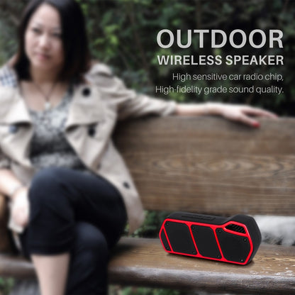 NewRixing NR-5011 Outdoor Portable Bluetooth Speakerr, Support Hands-free Call / TF Card / FM / U Disk(Orange) - Desktop Speaker by NewRixing | Online Shopping UK | buy2fix