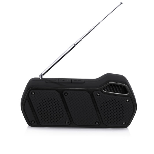 NewRixing NR-5011fm Outdoor Portable Bluetooth Speakerr, Support Hands-free Call / TF Card / FM / U Disk(Black) - Desktop Speaker by NewRixing | Online Shopping UK | buy2fix