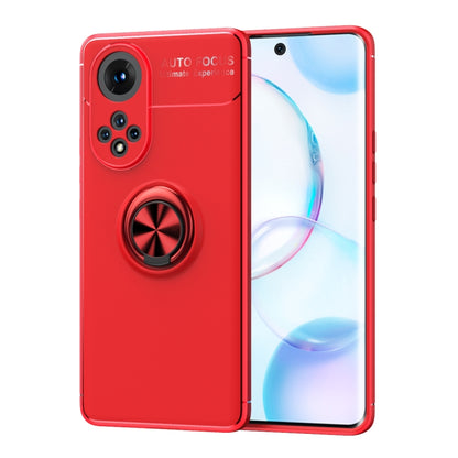 For Huawei Nova 9 Metal Ring Holder 360 Degree Rotating TPU Case(Red) - Huawei Cases by buy2fix | Online Shopping UK | buy2fix