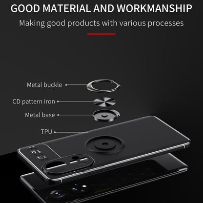 For Huawei Nova 9 Metal Ring Holder 360 Degree Rotating TPU Case(Red) - Huawei Cases by buy2fix | Online Shopping UK | buy2fix