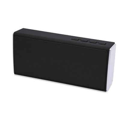 NewRixing NR-5012 Desktop Plating Bluetooth Speakerr, Support Hands-free Call / TF Card / FM / U Disk(Black) - Desktop Speaker by NewRixing | Online Shopping UK | buy2fix