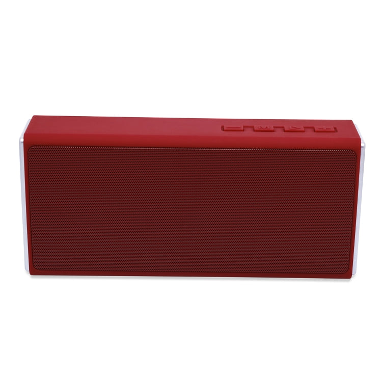 NewRixing NR-5012 Desktop Plating Bluetooth Speakerr, Support Hands-free Call / TF Card / FM / U Disk(Red) - Desktop Speaker by NewRixing | Online Shopping UK | buy2fix