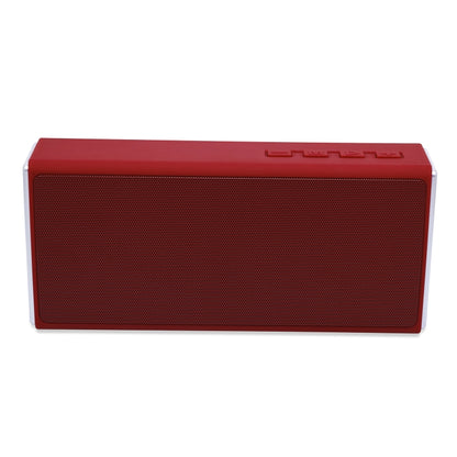 NewRixing NR-5012 Desktop Plating Bluetooth Speakerr, Support Hands-free Call / TF Card / FM / U Disk(Red) - Desktop Speaker by NewRixing | Online Shopping UK | buy2fix