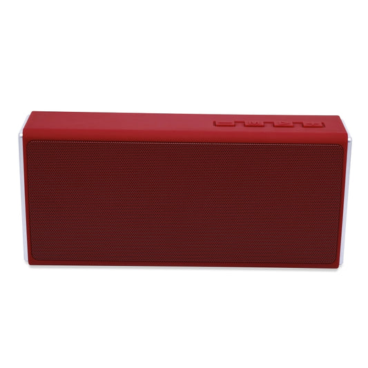 NewRixing NR-5012 Desktop Plating Bluetooth Speakerr, Support Hands-free Call / TF Card / FM / U Disk(Red) - Desktop Speaker by NewRixing | Online Shopping UK | buy2fix