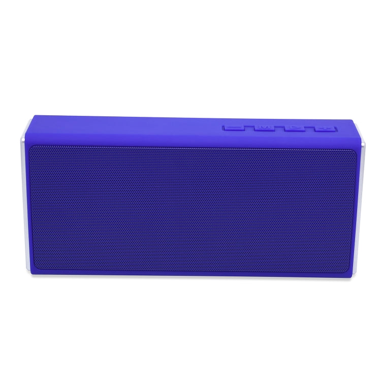 NewRixing NR-5012 Desktop Plating Bluetooth Speakerr, Support Hands-free Call / TF Card / FM / U Disk(Blue) - Desktop Speaker by NewRixing | Online Shopping UK | buy2fix