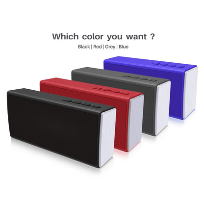 NewRixing NR-5012 Desktop Plating Bluetooth Speakerr, Support Hands-free Call / TF Card / FM / U Disk(Black) - Desktop Speaker by NewRixing | Online Shopping UK | buy2fix