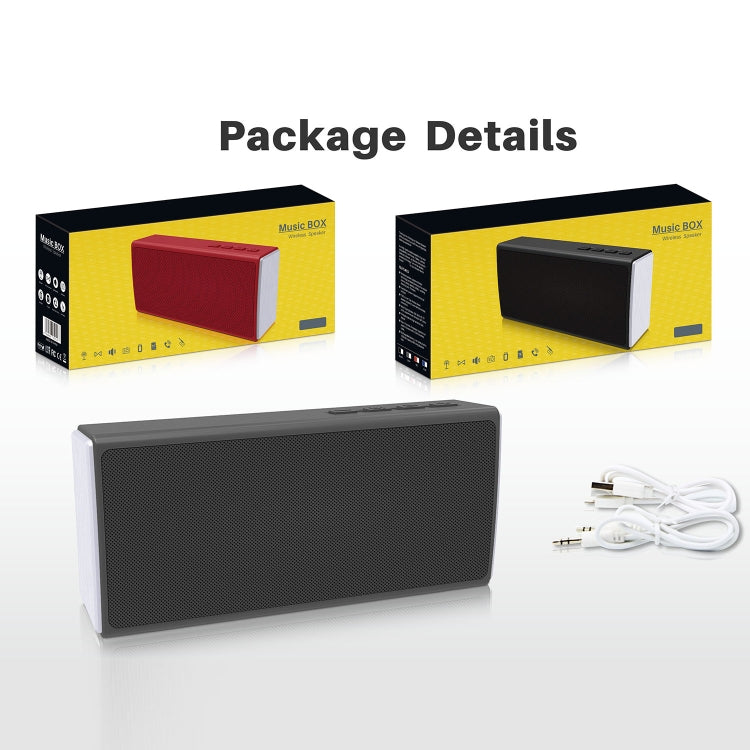 NewRixing NR-5012 Desktop Plating Bluetooth Speakerr, Support Hands-free Call / TF Card / FM / U Disk(Black) - Desktop Speaker by NewRixing | Online Shopping UK | buy2fix