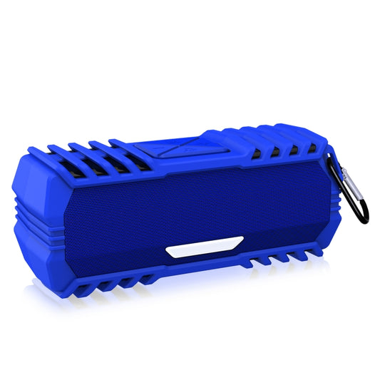 NewRixing NR-5015 Outdoor Portable Bluetooth Speakerr with Hook, Support Hands-free Call / TF Card / FM / U Disk(Blue) - Desktop Speaker by NewRixing | Online Shopping UK | buy2fix