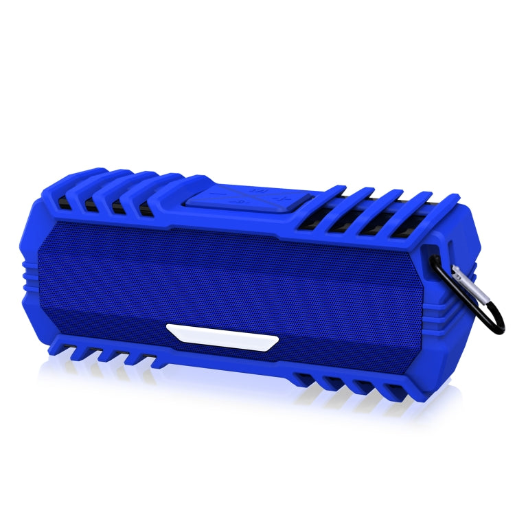 NewRixing NR-5015 Outdoor Portable Bluetooth Speakerr with Hook, Support Hands-free Call / TF Card / FM / U Disk(Blue) - Desktop Speaker by NewRixing | Online Shopping UK | buy2fix