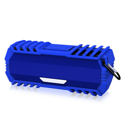 NewRixing NR-5015 Outdoor Portable Bluetooth Speakerr with Hook, Support Hands-free Call / TF Card / FM / U Disk(Blue) - Desktop Speaker by NewRixing | Online Shopping UK | buy2fix