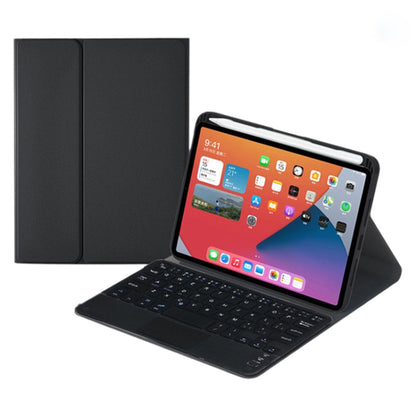 HK006C Detachable Bluetooth Keyboard Leather Tablet Case with Touchpad & Holder for iPad mini 6(Black) by buy2fix