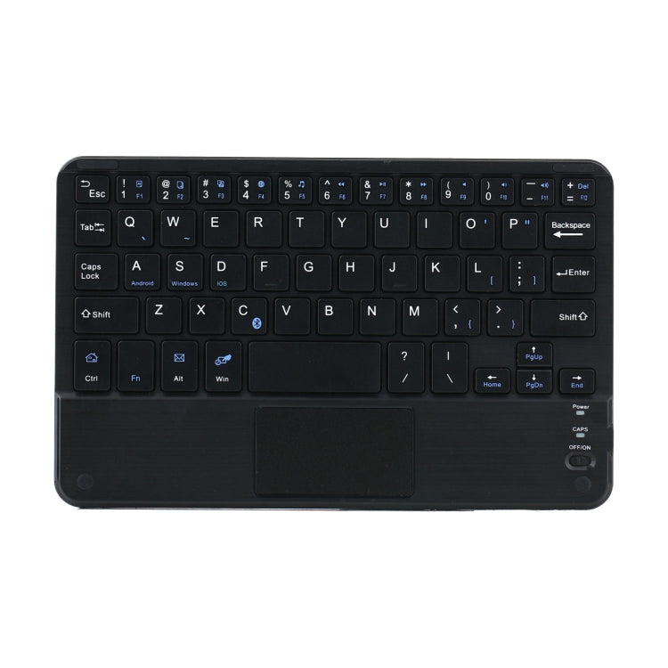 HK006C Detachable Bluetooth Keyboard Leather Tablet Case with Touchpad & Holder for iPad mini 6(Black) by buy2fix