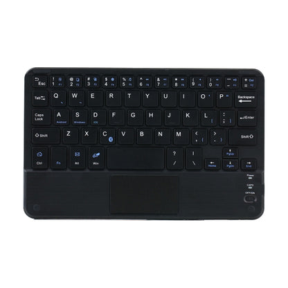 HK006C Detachable Bluetooth Keyboard Leather Tablet Case with Touchpad & Holder for iPad mini 6(Black) by buy2fix