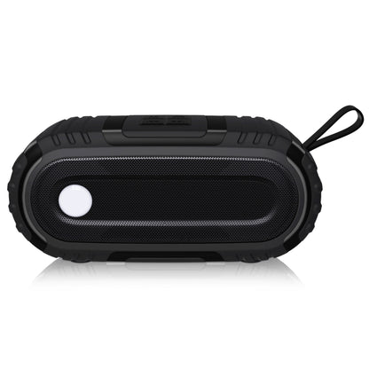 NewRixing NR-5016 Outdoor Splash-proof Water Bluetooth Speaker, Support Hands-free Call / TF Card / FM / U Disk(Black) - Desktop Speaker by NewRixing | Online Shopping UK | buy2fix