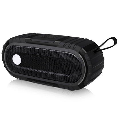 NewRixing NR-5016 Outdoor Splash-proof Water Bluetooth Speaker, Support Hands-free Call / TF Card / FM / U Disk(Black) - Desktop Speaker by NewRixing | Online Shopping UK | buy2fix
