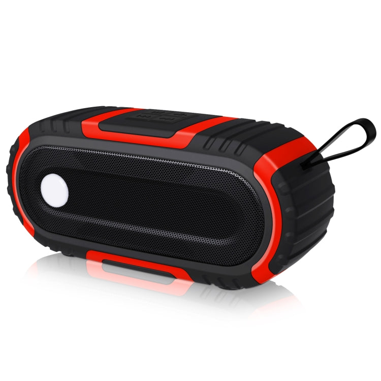 NewRixing NR-5016 Outdoor Splash-proof Water Bluetooth Speaker, Support Hands-free Call / TF Card / FM / U Disk(Red) - Desktop Speaker by NewRixing | Online Shopping UK | buy2fix