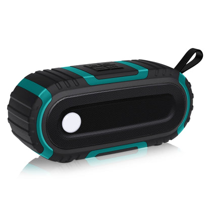 NewRixing NR-5016 Outdoor Splash-proof Water Bluetooth Speaker, Support Hands-free Call / TF Card / FM / U Disk(Green) - Desktop Speaker by NewRixing | Online Shopping UK | buy2fix