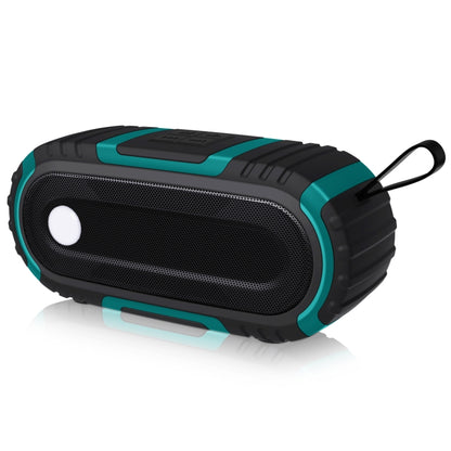 NewRixing NR-5016 Outdoor Splash-proof Water Bluetooth Speaker, Support Hands-free Call / TF Card / FM / U Disk(Green) - Desktop Speaker by NewRixing | Online Shopping UK | buy2fix