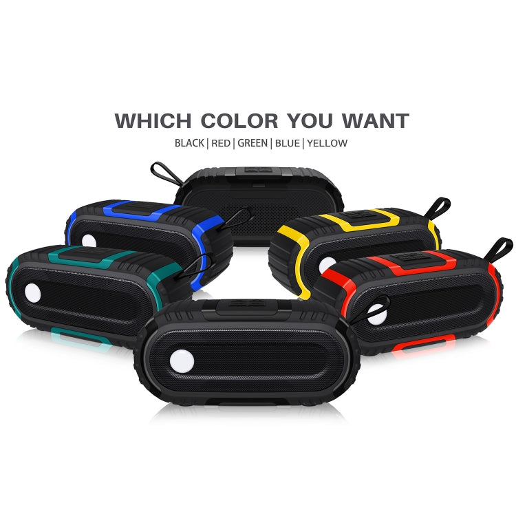 NewRixing NR-5016 Outdoor Splash-proof Water Bluetooth Speaker, Support Hands-free Call / TF Card / FM / U Disk(Black) - Desktop Speaker by NewRixing | Online Shopping UK | buy2fix
