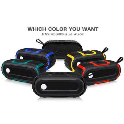 NewRixing NR-5016 Outdoor Splash-proof Water Bluetooth Speaker, Support Hands-free Call / TF Card / FM / U Disk(Black) - Desktop Speaker by NewRixing | Online Shopping UK | buy2fix