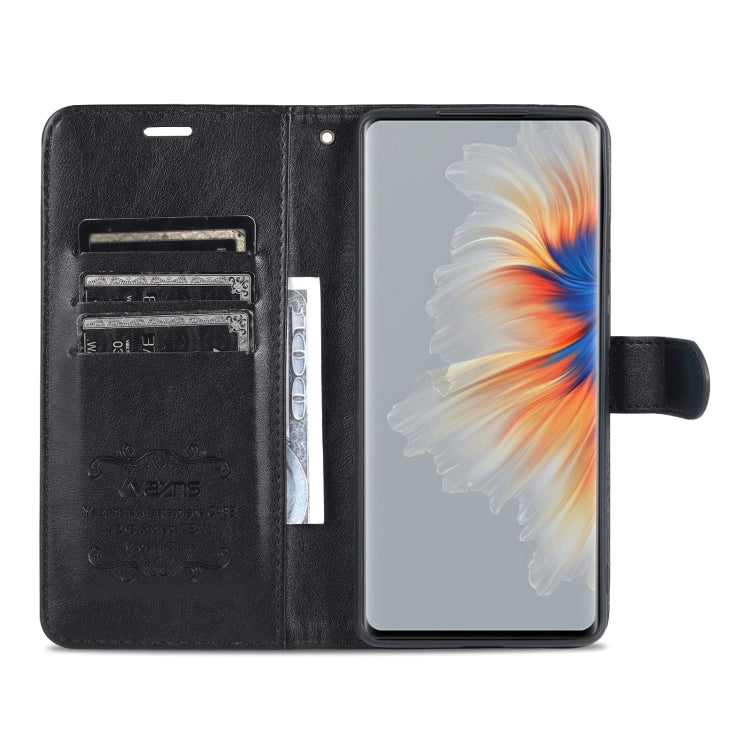 For Xiaomi Mix 4 AZNS Sheepskin Texture Horizontal Flip Leather Case with Holder & Card Slots & Wallet(Black) - Xiaomi Cases by AZNS | Online Shopping UK | buy2fix