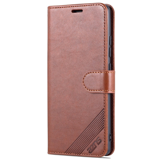For Xiaomi Mix 4 AZNS Sheepskin Texture Horizontal Flip Leather Case with Holder & Card Slots & Wallet(Brown) by AZNS