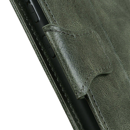 For Motorola Edge (2021) Mirren Crazy Horse Texture Horizontal Flip Leather Case with Holder & Card Slots & Wallet(Dark Green) - Motorola Cases by buy2fix | Online Shopping UK | buy2fix