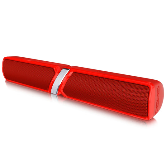 NewRixing NR-6017 Outdoor Portable Bluetooth Speaker, Support Hands-free Call / TF Card / FM / U Disk(Red) - Desktop Speaker by NewRixing | Online Shopping UK | buy2fix